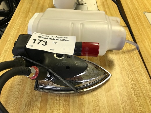 SJT SJT-533 Commercial Iron w/ Gravity Water Feed, 120v 1ph, Tested & Working!