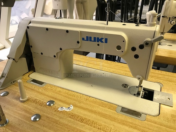 Juki DDL-8700 High-speed Single Needle Straight Lockstitch Industrial Sewing Machine w/ Table & Servo Motor, 115v 1ph, Tested & Working! - Image 3 of 4