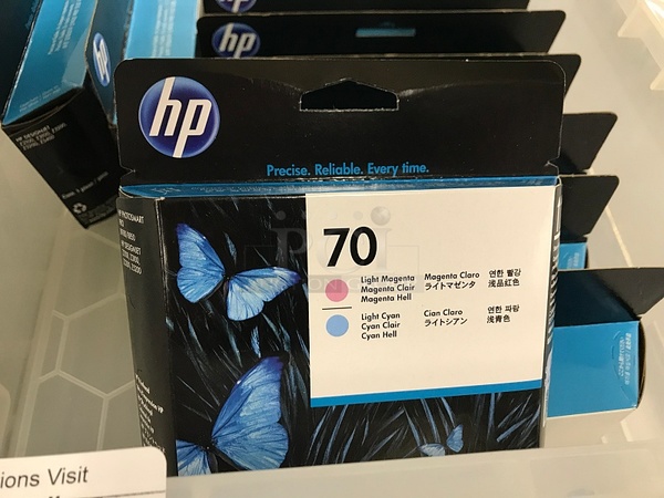 Three Totes of Assorted HP Toner Ink Cartridges - Image 2 of 5
