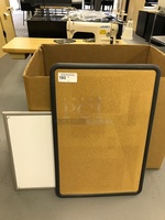 Wall Hung Pin Board & Whiteboard
