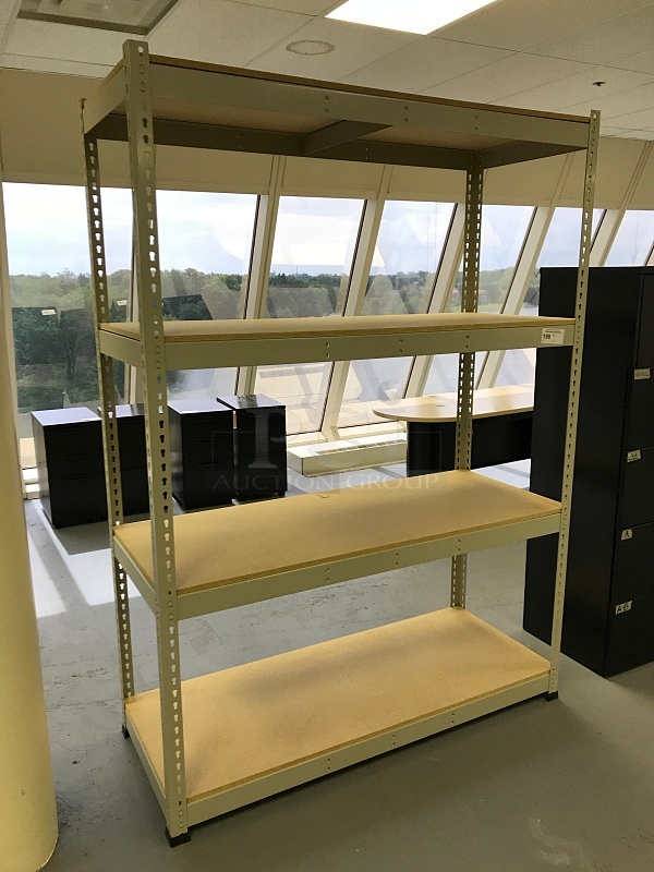 Heavy Duty Storage Metal Rack w/ Four Shelves