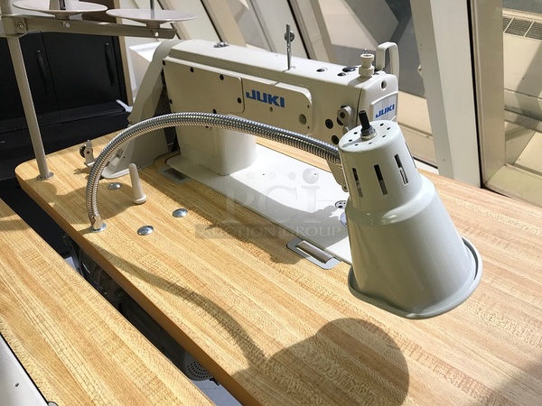 Juki DDL-8700 High-speed Single Needle Straight Lockstitch Industrial Sewing Machine w/ Table & Servo Motor, 115v 1ph, Tested & Working! - Image 3 of 3