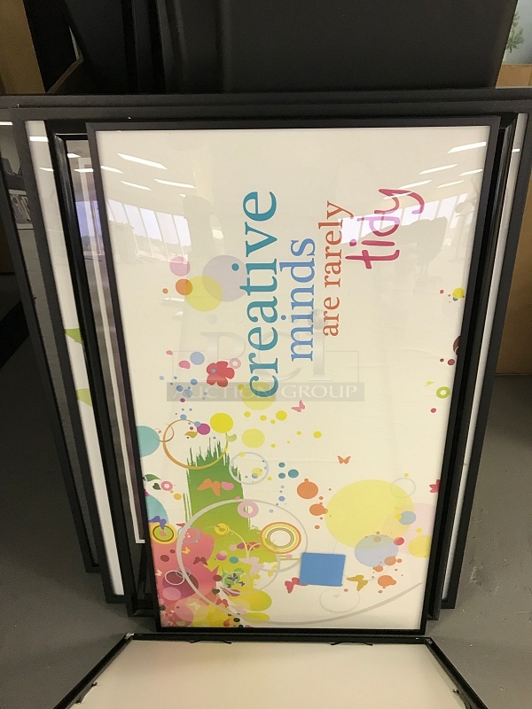 Five Motivational Framed Office Posters - Image 2 of 5