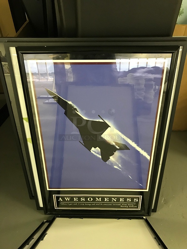 Five Motivational Framed Office Posters - Image 3 of 5