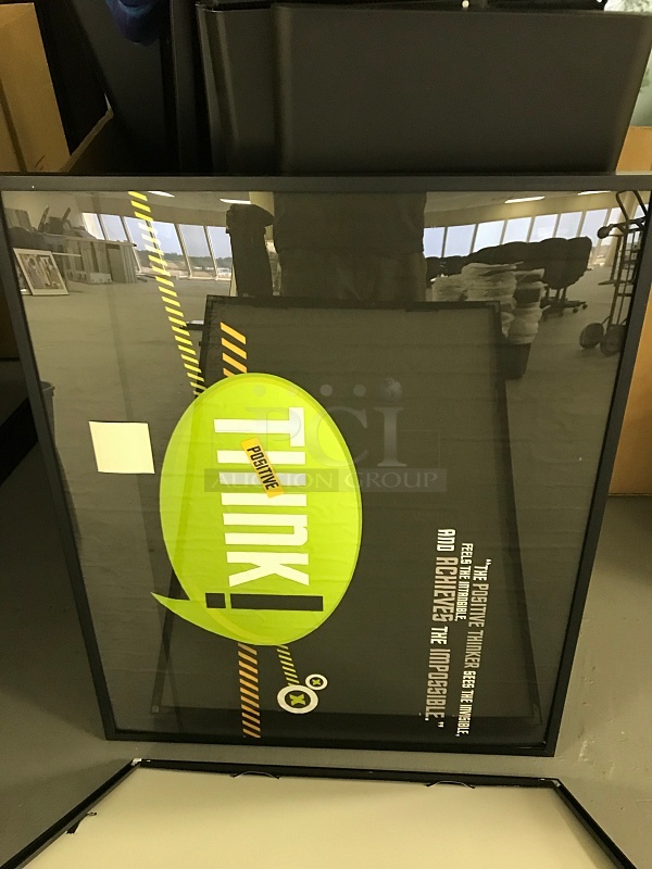 Five Motivational Framed Office Posters - Image 5 of 5
