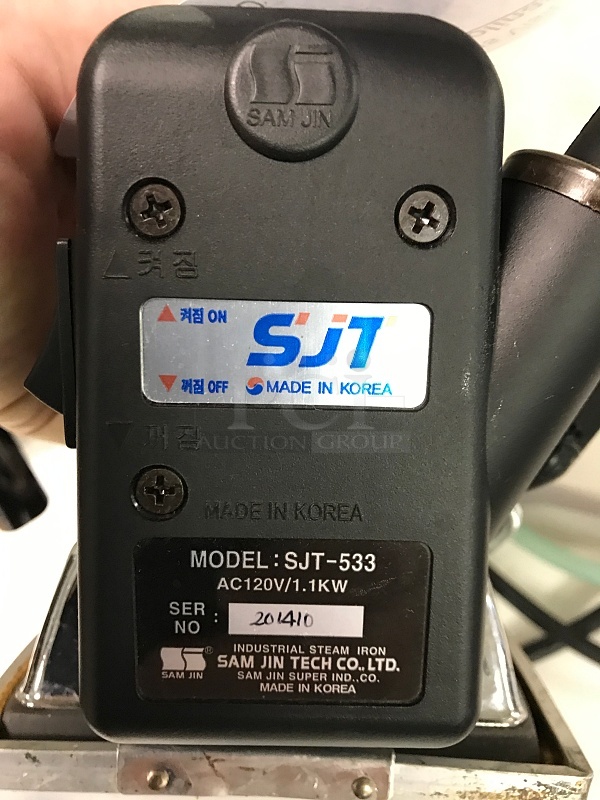 SJT SJT-533 Commercial Iron w/ Gravity Fed Water System - Image 3 of 3