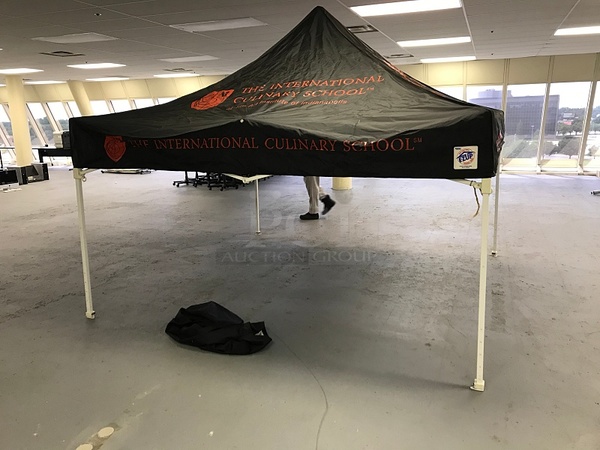 EzUp Instant Shelter Includes Professional Grade Fabric Top, Folding Frame & Cover Bag - Image 1 of 4