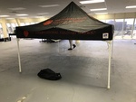 EzUp Instant Shelter Includes Professional Grade Fabric Top, Folding Frame & Cover Bag