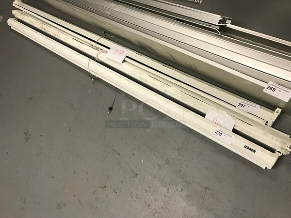 Wall Mounted Da-Lite Pull Down Projector Screen - Image 1 of 2