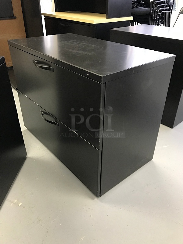 Two Drawer Lateral Filing Cabinets (2x bid) - Image 2 of 2