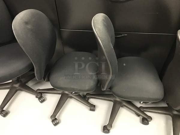 Seven Herman Miller Task Chairs - Image 2 of 2