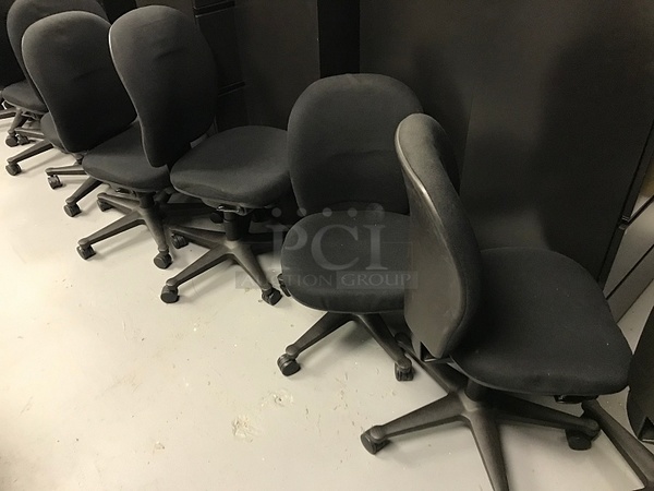 Seven Herman Miller Task Chairs - Image 2 of 2