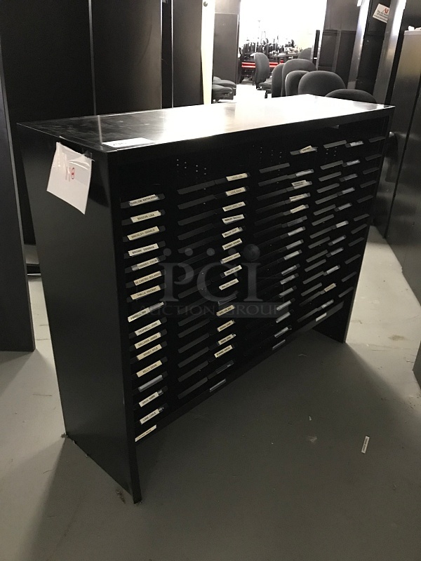 Black Metal Mail Paper Forms Organizer - Image 1 of 1