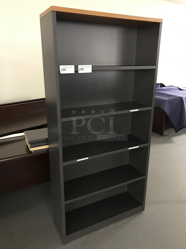 Wooden Book Case w/ Four Shelves (2x bid) - Image 1 of 1