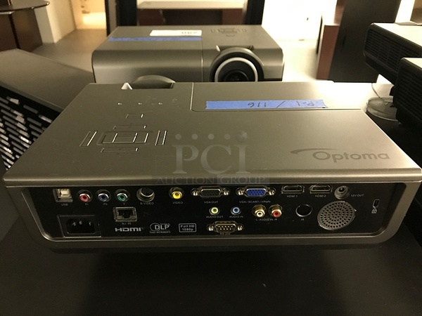 Optoma HD142X Projector 3000 ANSI lumens, 2x HDMI & MHL Support w/ Built-in 10W Speaker, 115v 1ph, Tested & Working! - Image 2 of 2