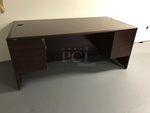 VERY NICE! HON Executive Wooden Office Furniture, Desk, Credenza & Book Shelf