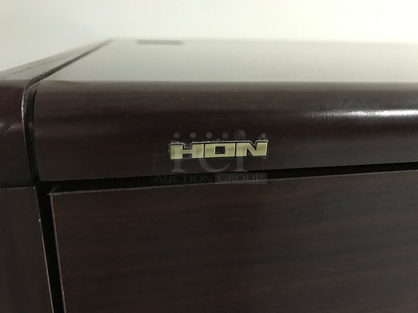 VERY NICE! HON Executive Wooden Office Furniture, Desk, Credenza & Book Shelf - Image 3 of 4