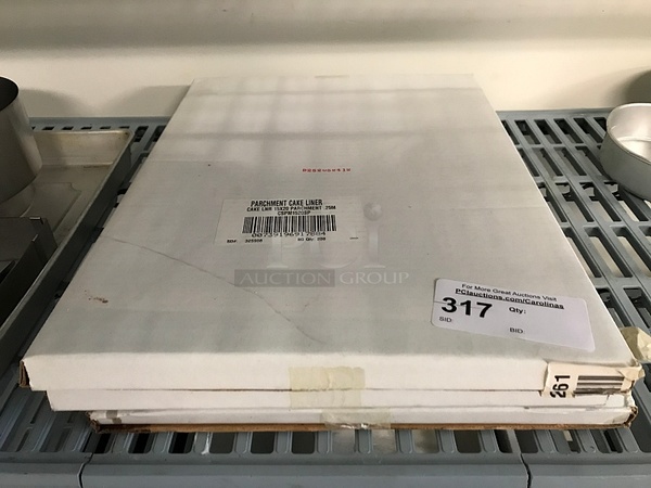 Three Boxes of Parchment Cake Liners - Image 1 of 2
