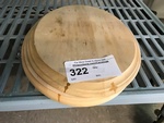 Two Wooden Cake Stands