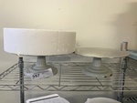 Two Ateco 612 12" Revolving Cake Stand with Cast Iron Base and Aluminum Top