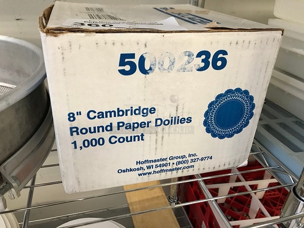Partial Box of 8" Cambridge Round Paper Doilies - Image 1 of 1