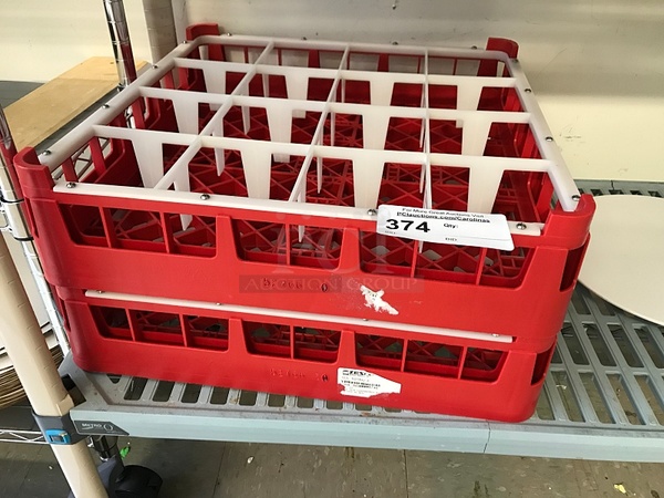 Two Dish Machine Glass Racks