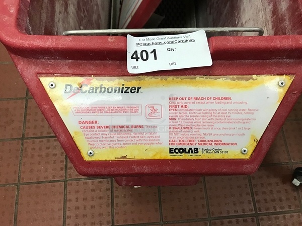 Ecolab Portable Decarbonizer Tank - Image 2 of 3