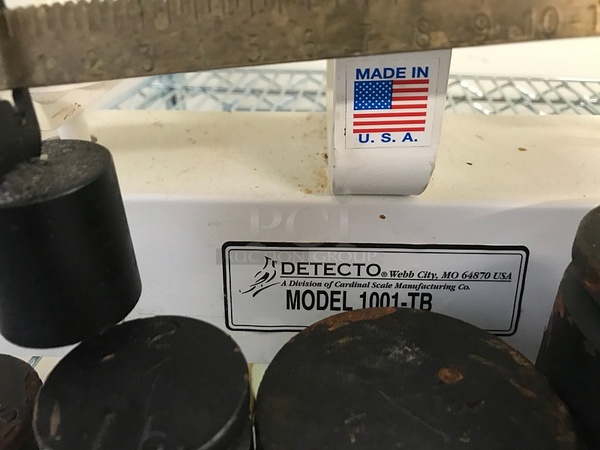 Detecto Bakers Scale w/ Weights & Ingredient Scoop - Image 2 of 2