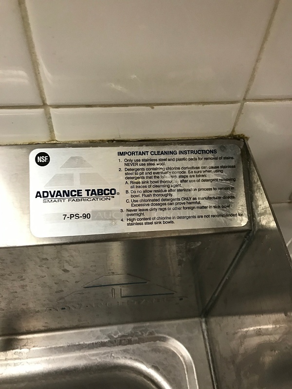 Advance Tabco Stainless Steel Pedestal Hand Sink w/ Foot Controls w/ Tork Pull Hand Towel Dispenser & Ecolab Automatic Hand Soap Dispenser  - Image 3 of 4
