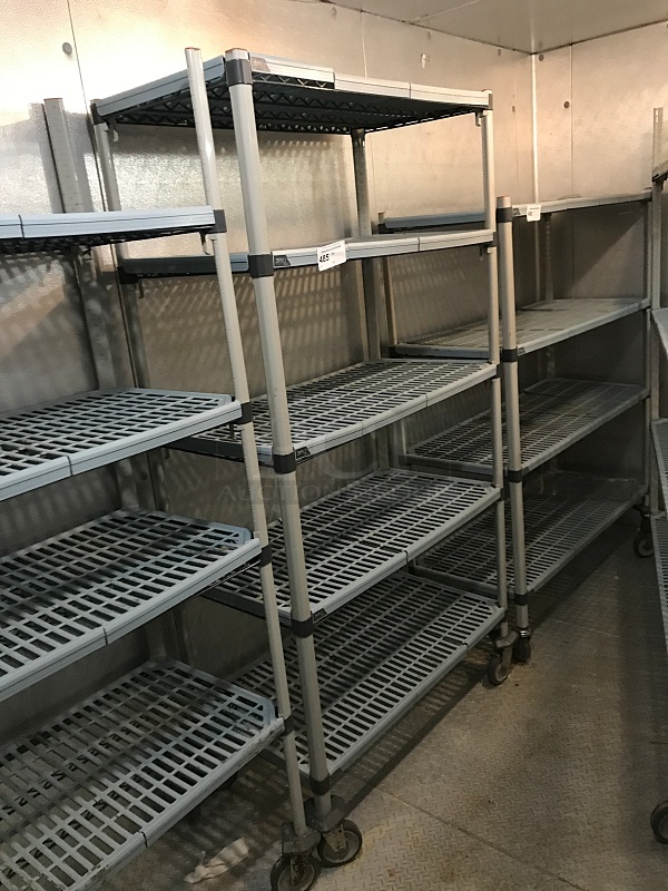 Metro Max Q Storage Shelf on Casters w/ Five Shelves