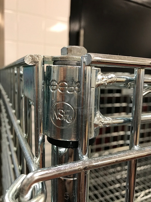 Lockable Metro Storage Rack w/ Five Shelves on Casters - Image 2 of 2