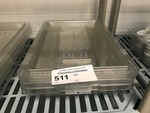 Clear Plastic Salad Bins w/ Lids