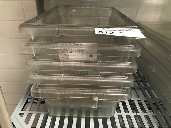 Clear Plastic Ingredient Bins