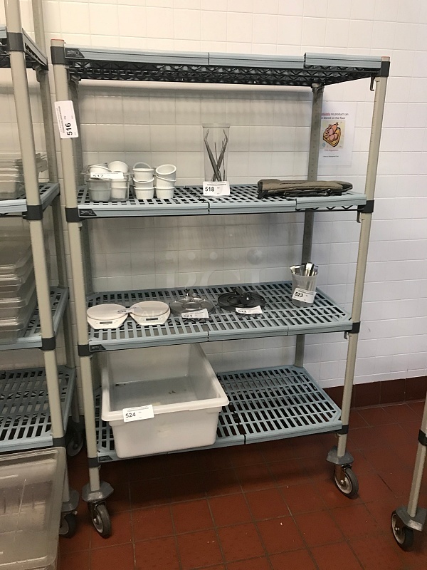 Metro Max Q Storage Rack w/ Four Shelves on Casters - Image 1 of 1