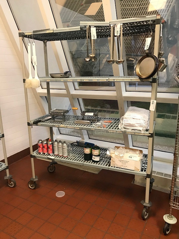 Metro Max Q Storage Rack w/ Four Shelves on Casters - Image 1 of 2