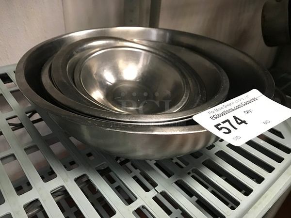 Assorted Stainless Steel Mixing Bowls