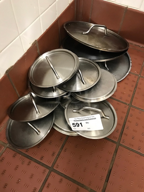 Assorted Stainless Steel Pot Lids