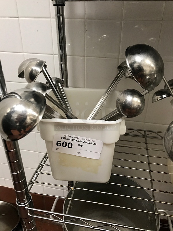 Assorted Stainless Steel Ladles - Image 1 of 1