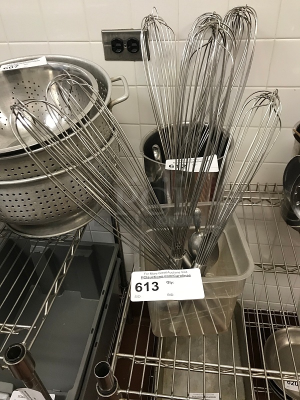 Whisks & Scoops w/ Plastic Ingredient Bin