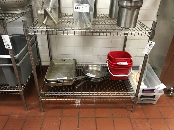 Chrome Metro Storage Rack w/ Two Shelves - Image 1 of 1