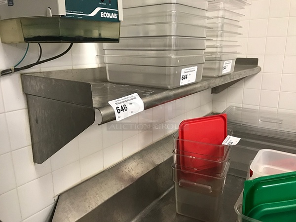 Stainless Steel Wall Shelf - Image 1 of 1