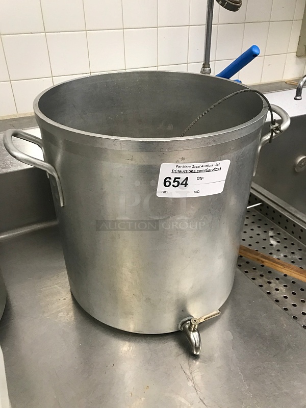 Large Stock Pot w/ Spigot - Image 1 of 1