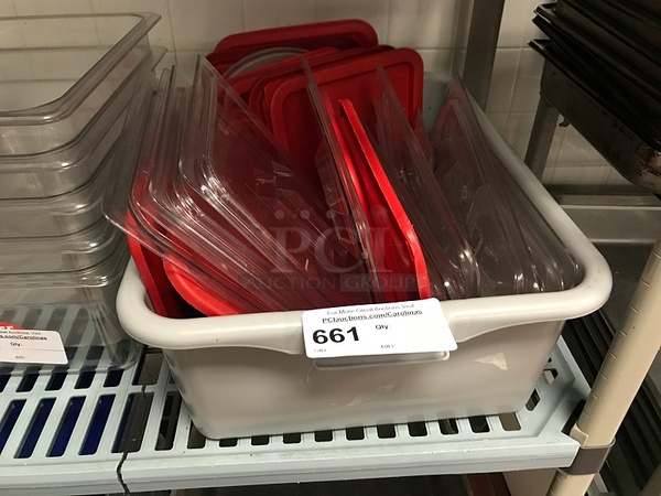 Assorted Ingredient Bin Lids - Image 1 of 1