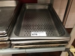 Six Full Size 2.5" Perforated Stainless Steel Insert Pans