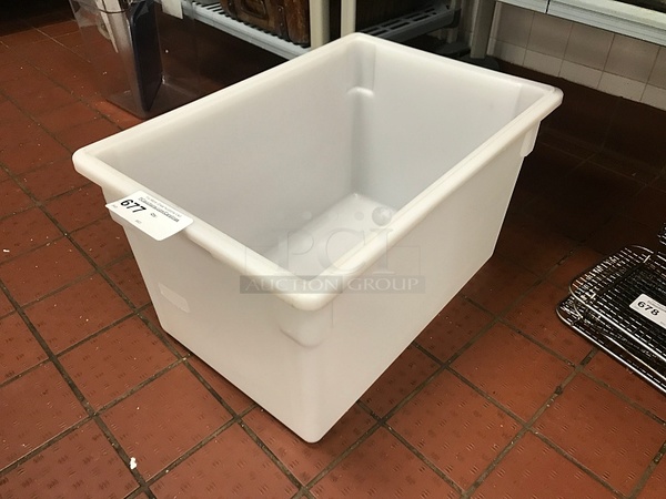 Large White Plastic Bucket - Image 1 of 1