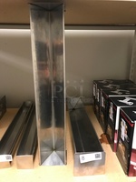Two V Shaped Stainless Steel Mousse Molds