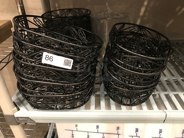 Black Wire Serving Baskets