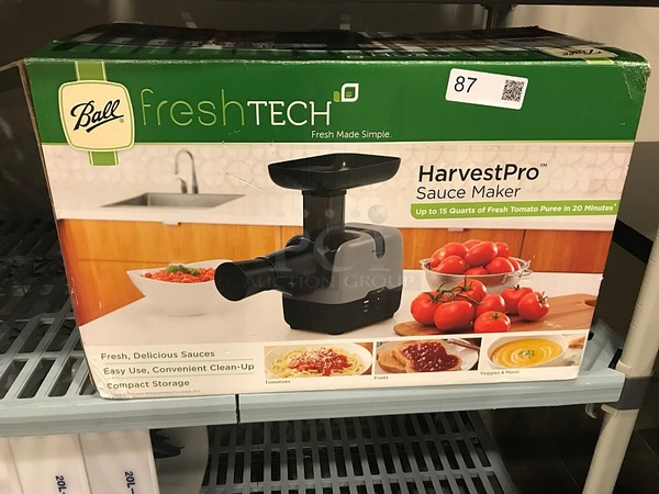 FreshTech Harvest Pro Sauce Maker, 115v 1ph, tested & Working!