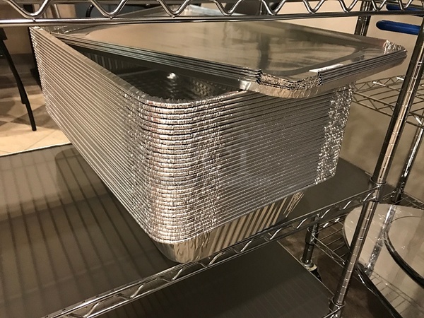 Aluminum Foil Full Size Trays w/ Lids