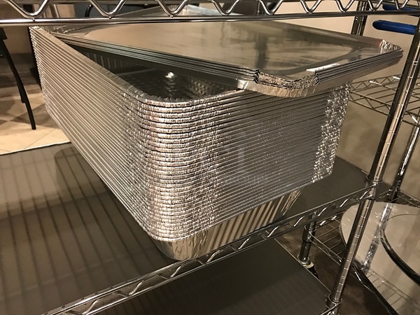 Aluminum Foil Full Size Trays w/ Lids - Image 1 of 1